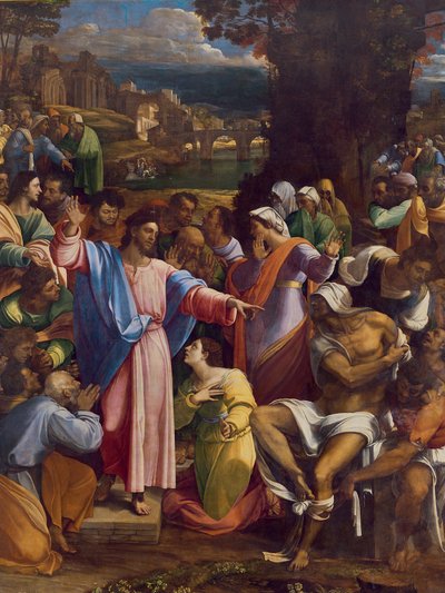 La résurrection de Lazare, vers 1517-19 - Sebastiano del Piombo